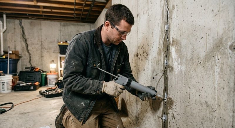 Basement Crack Repair in La Plata, MD