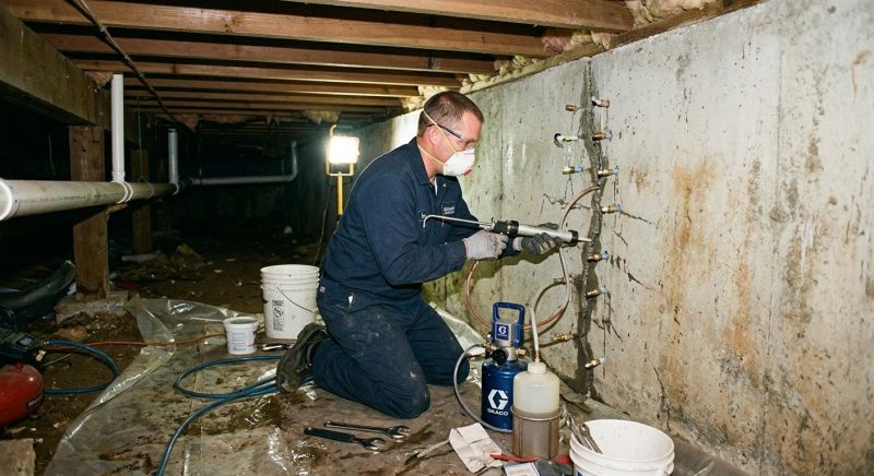 Basement Foundation Repair in King George County, VA