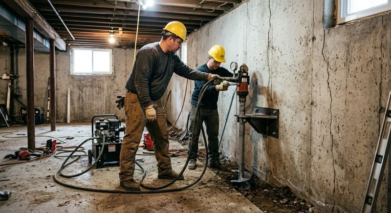 Basement Stabilization in La Plata, MD