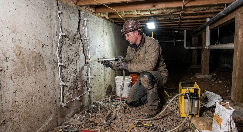 Basement Underpinning in La Plata, MD