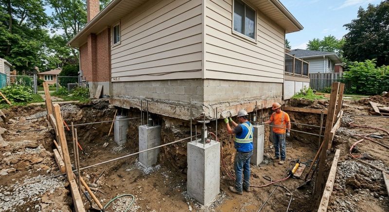 Basement Underpinning in La Plata, MD