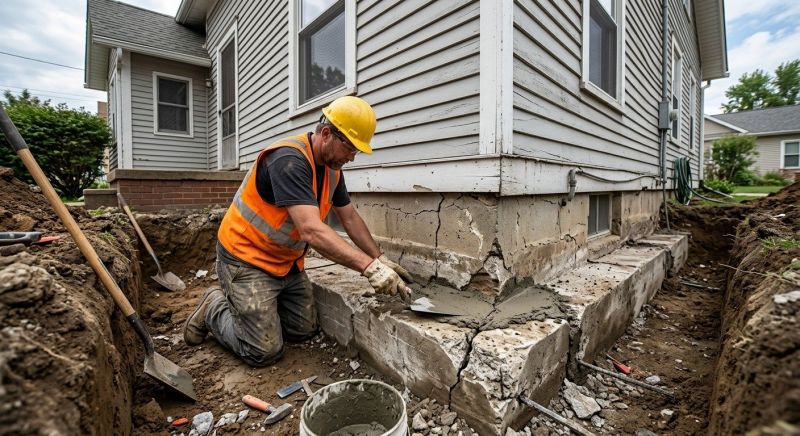 Building Foundation Repair in Dunkirk, MD