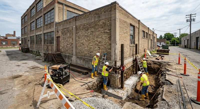 Building Foundation Repair in Owings, MD