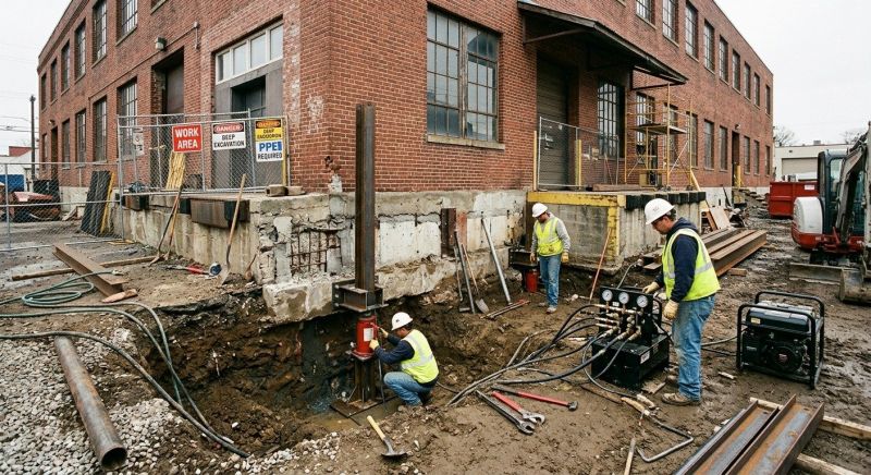 Building Foundation Repair in Oxon Hill, MD