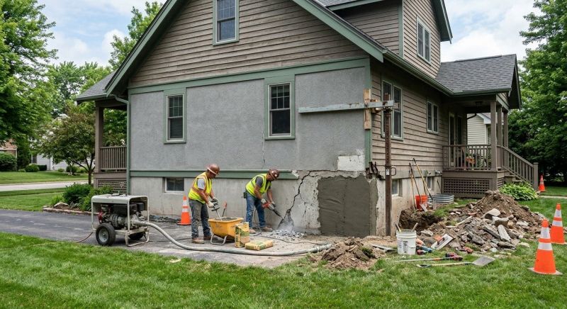 Concrete Foundation Repair in Annandale, VA