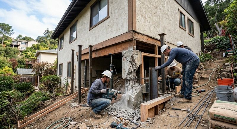 Concrete Foundation Repair in King George County, VA