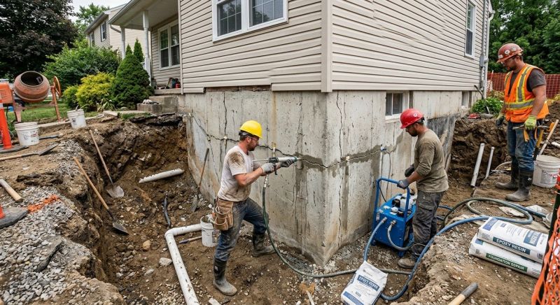 Concrete Foundation Repair in Newburg, MD