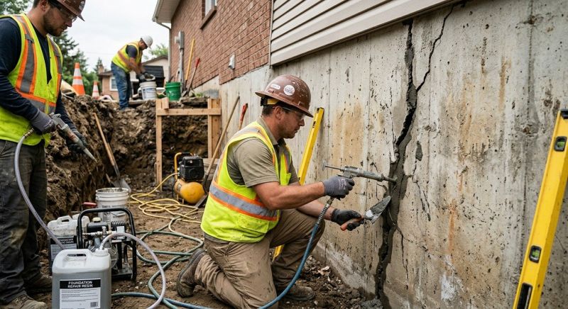 Cracked Foundation Repair in Charles County, MD