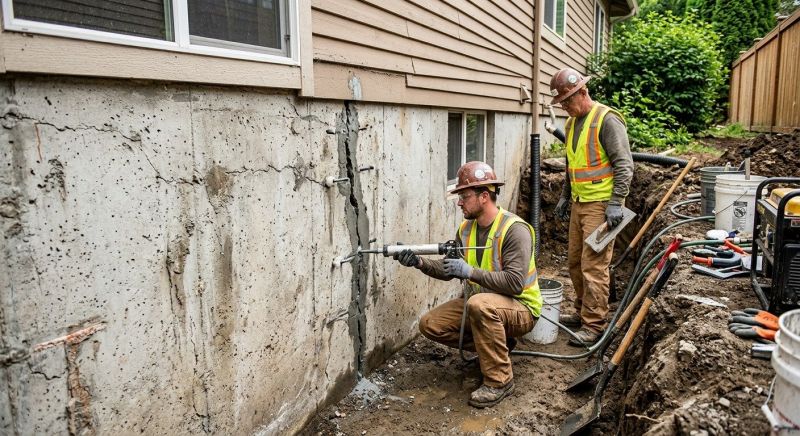 Cracked Foundation Repair in Dumfries, VA