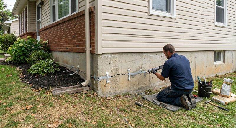 Cracked Foundation Repair in Prince Frederick, MD