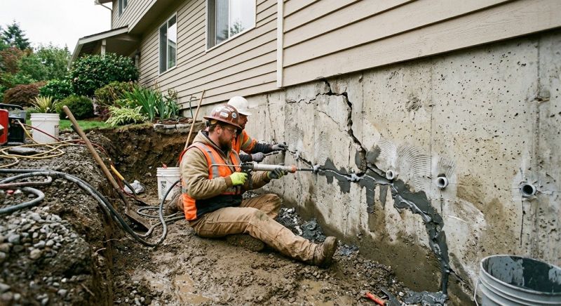 Cracked Foundation Repair in Upper Marlboro, MD