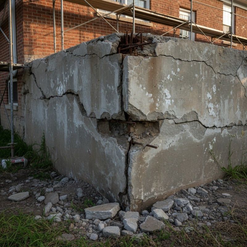 Cracked Foundation Repair in Westmoreland County, VA