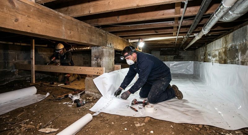 Crawl Space Leveling in La Plata, MD