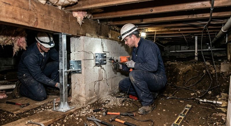 Crawlspace Foundation Repair in Cheltenham, MD