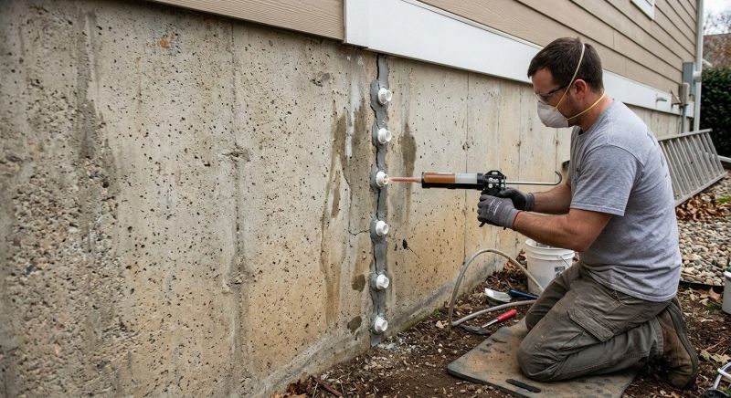 Foundation Crack Sealing in La Plata, MD