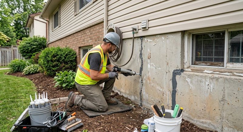 Foundation Crack Sealing in La Plata, MD