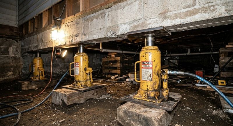 Foundation Jacking in Huntingtown, MD