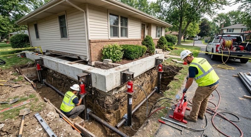Foundation Jacking in Newburg, MD