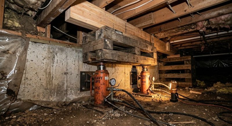 Foundation Jacking in Prince Frederick, MD