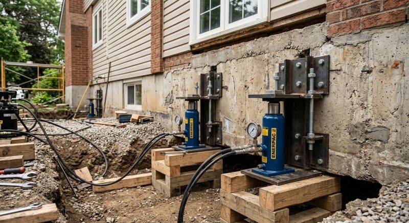 Foundation Jacking in Springfield, VA