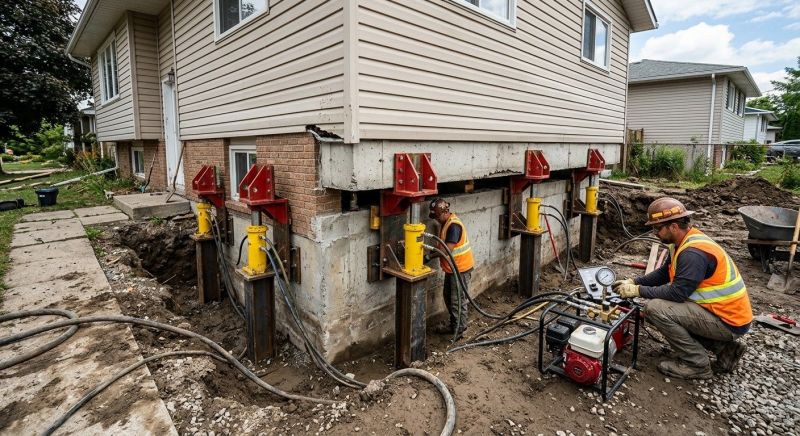 Foundation Lifting in Alexandria, VA