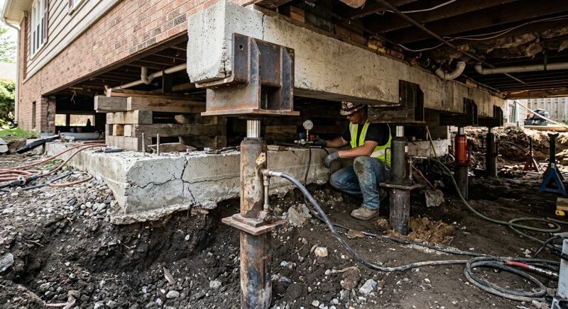 Foundation Lifting in Charles County, MD