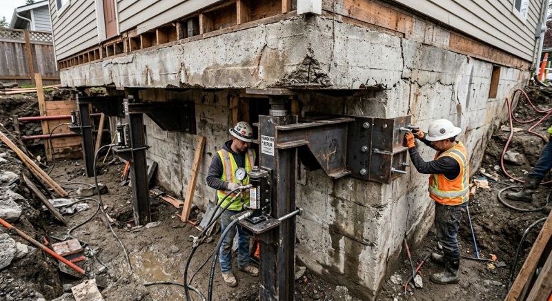 Foundation Lifting in Prince William County, VA