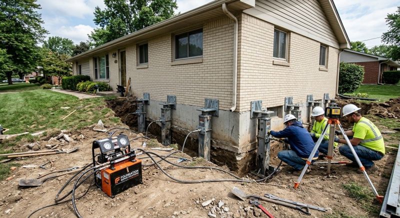 Foundation Pier Leveling in La Plata, MD