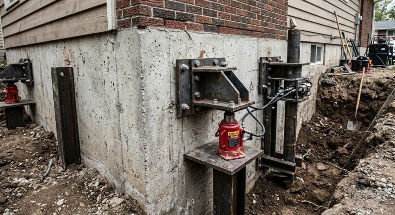 Foundation Pier Leveling in La Plata, MD