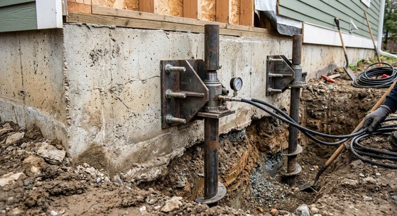 Foundation Pier Leveling in La Plata, MD