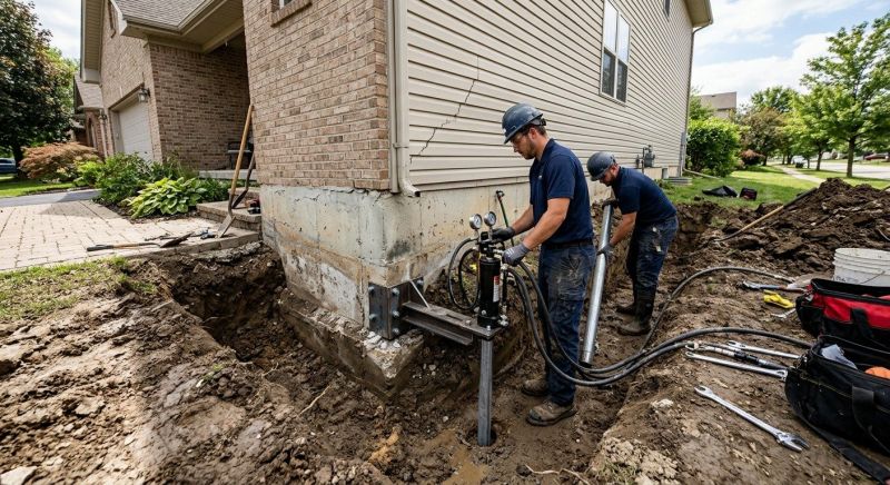 Foundation Settlement Repair in La Plata, MD