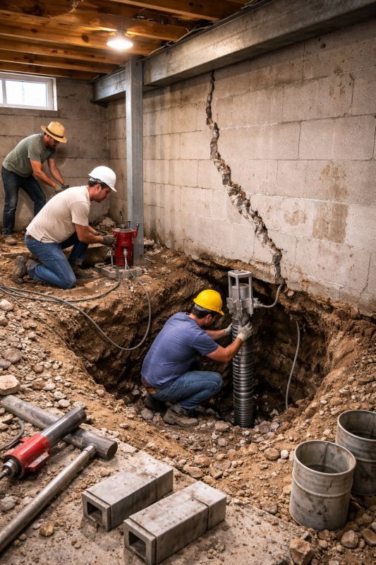 Foundation Structural Repair in Accokeek, MD