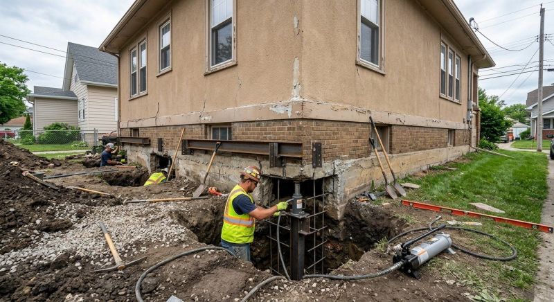 Foundation Underpinning in La Plata, MD