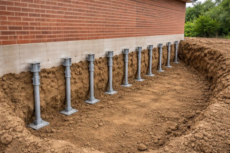 Helical Piers Installation in La Plata, MD