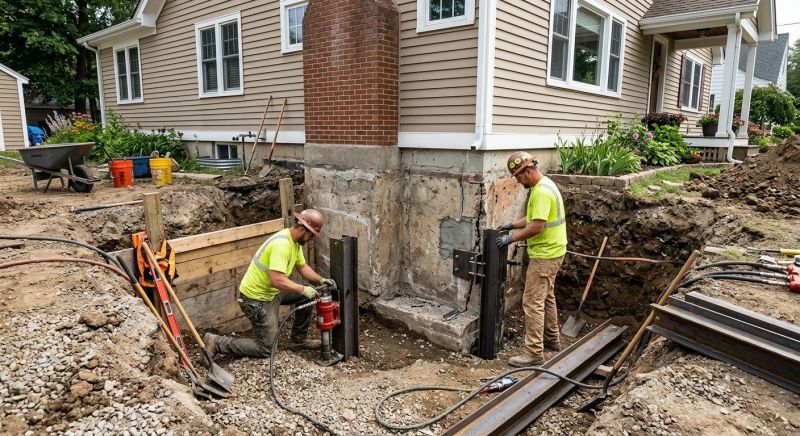 House Foundation Repair in Fairfax County, VA