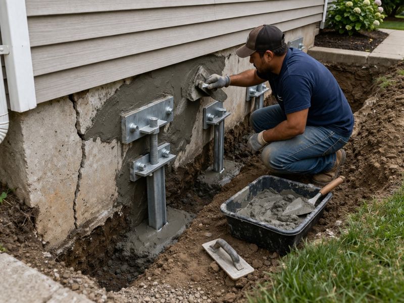 House Foundation Repair in Prince Frederick, MD