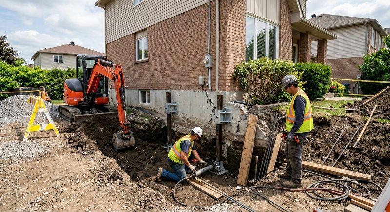House Foundation Repair in Triangle, VA