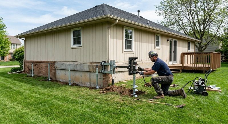 Settling Foundation Service in Dunkirk, MD