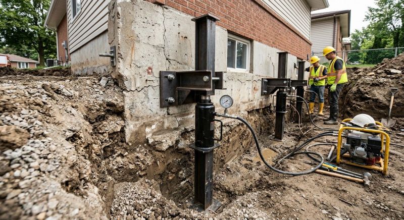 Sinking Foundation Lifting in La Plata, MD