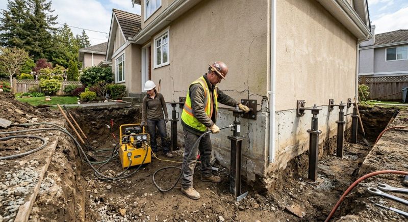 Sinking Foundation Repair in Accokeek, MD