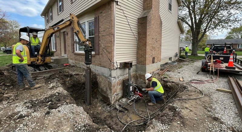 Sinking Foundation Repair in Cheltenham, MD