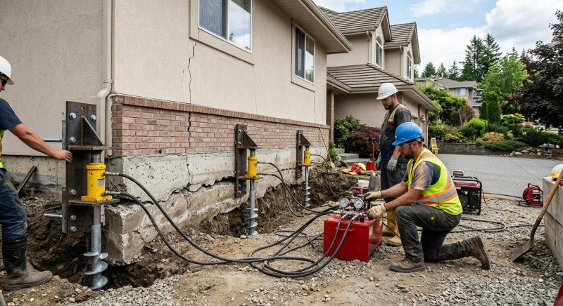 Sinking Foundation Repair in Prince Frederick, MD