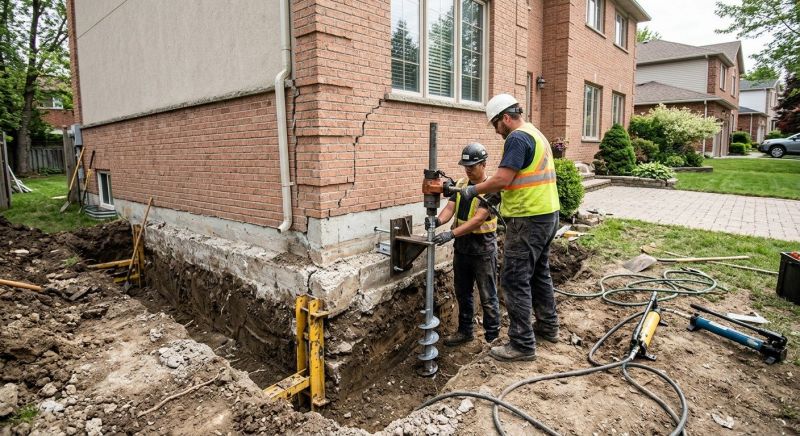 Sinking Foundation Repair in Waldorf, MD