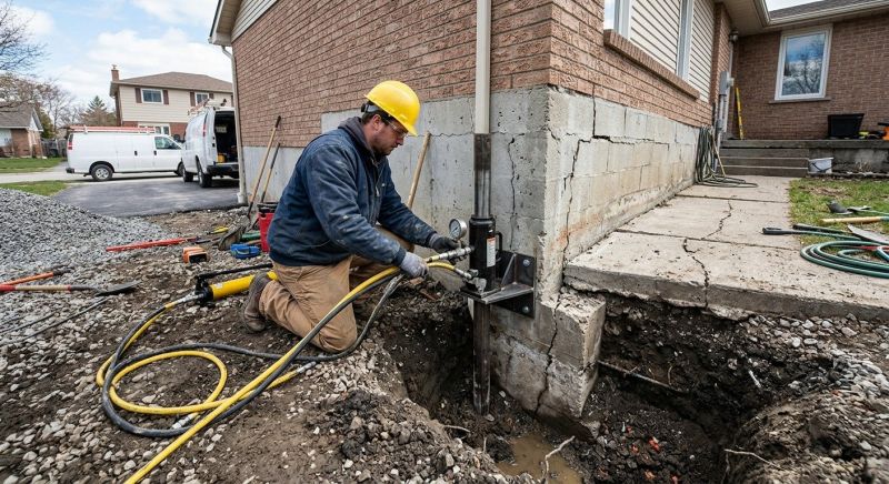 Sinking Foundation Repair in Waldorf, MD