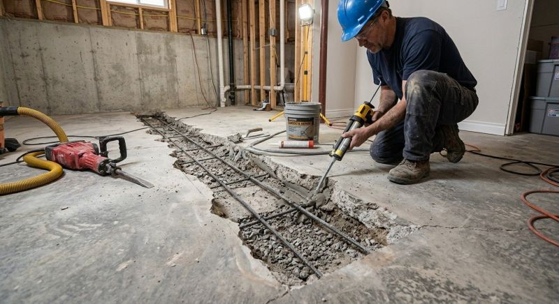 Slab Foundation Repair in La Plata, MD