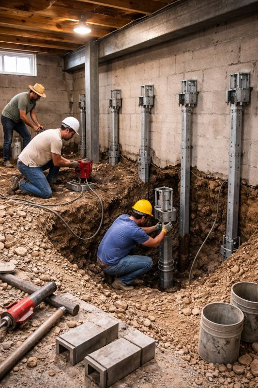 Structural Underpinning in La Plata, MD