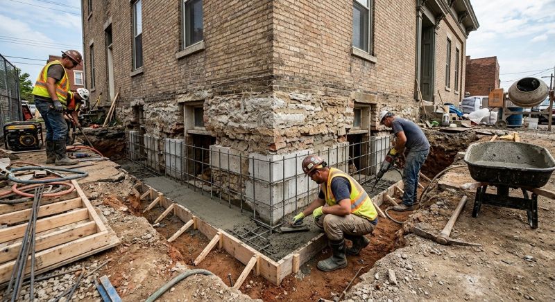 Structural Underpinning in La Plata, MD
