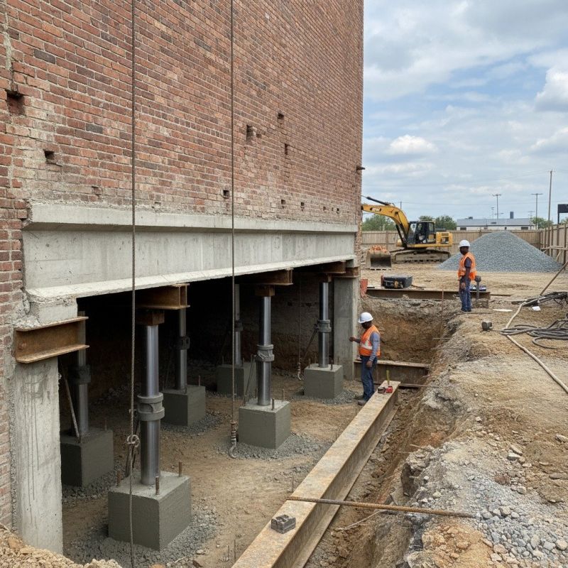 Structural Underpinning in La Plata, MD